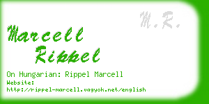 marcell rippel business card